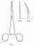 Hemostatic Forceps, KELLY